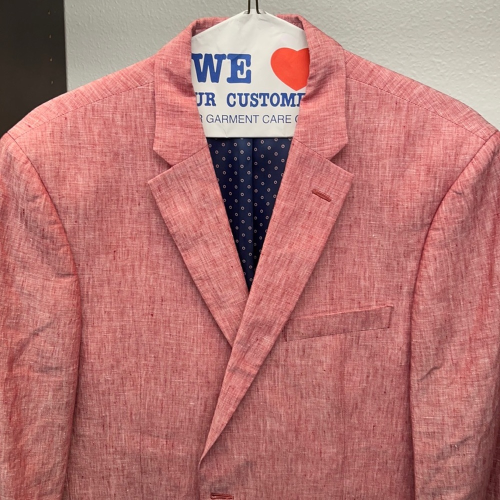 Tommy Hilfiger men’s SportCoat Red linen